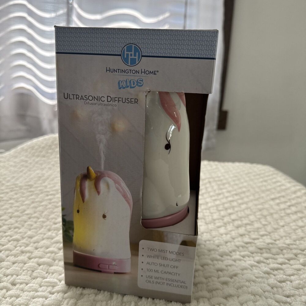 Kids Unicorn Ultrasonic Huntington Home Essential Oil Diffuser